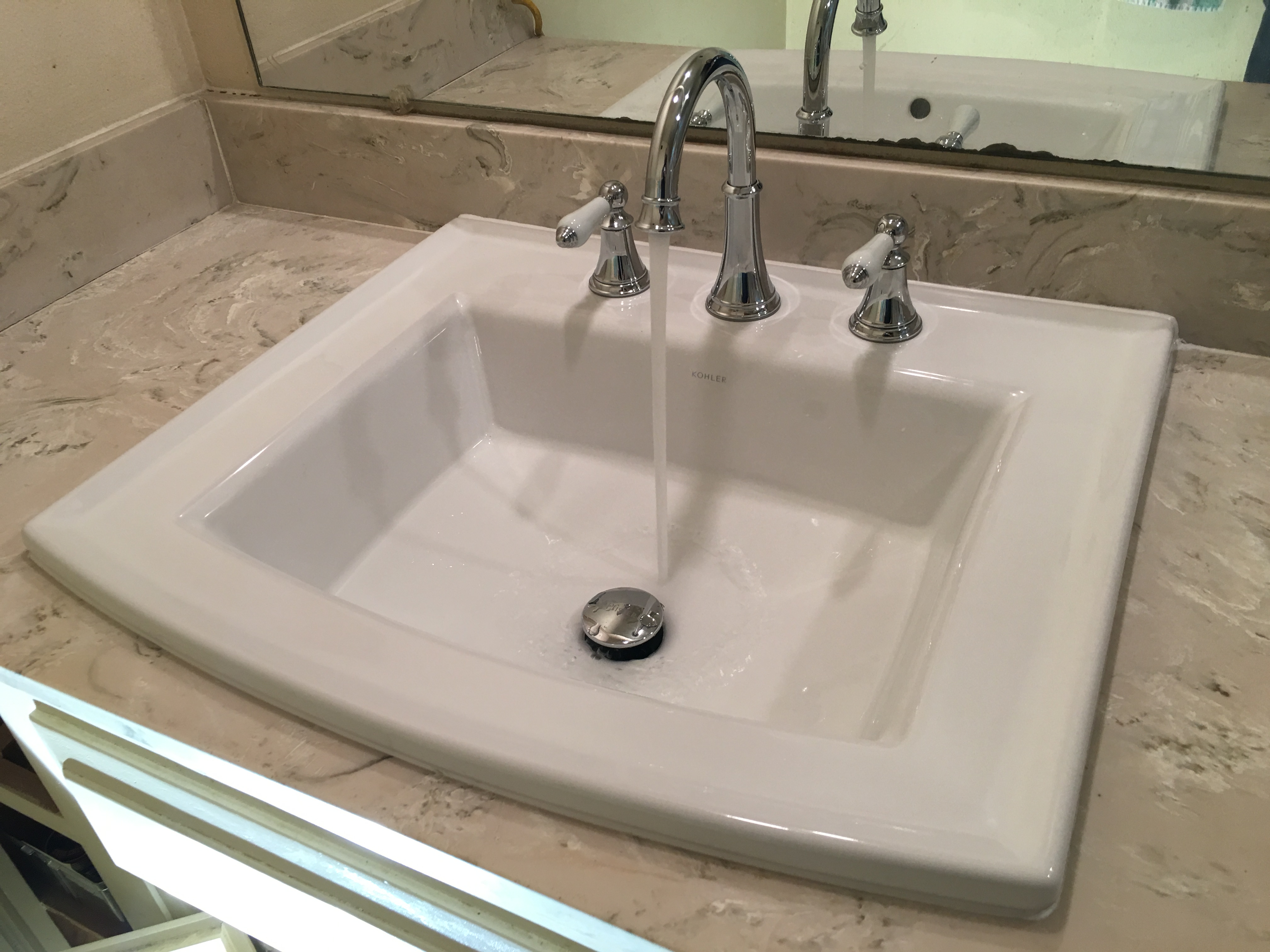Bathroom Faucet Installed