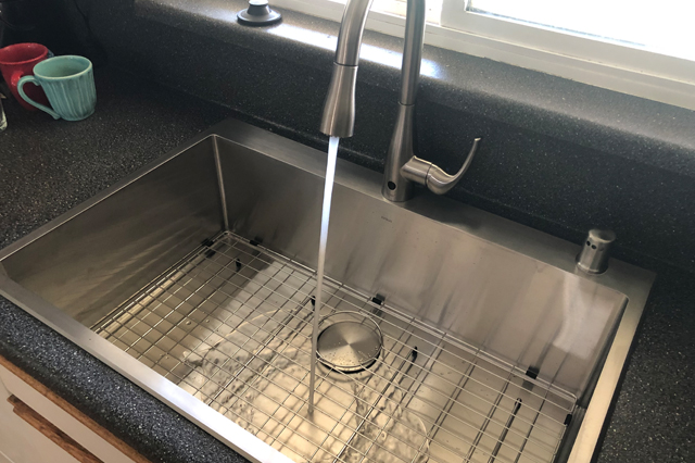 Kitchen Sink Installed
