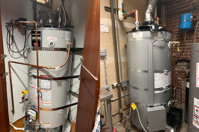 100 Gal Water Heater Installation