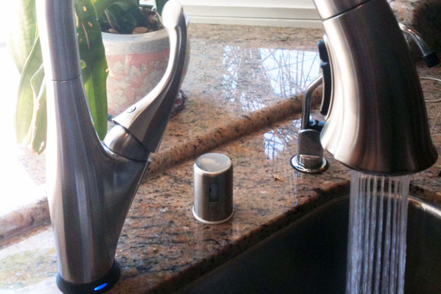 Kitchen Sink Faucet Installed