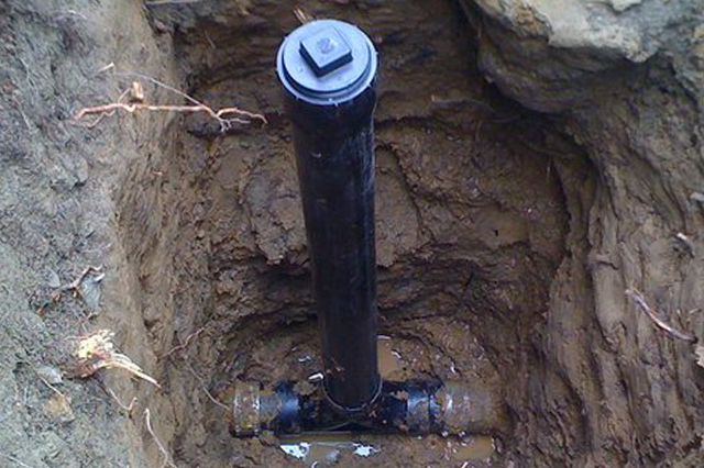 Sewer Clean Out Installed