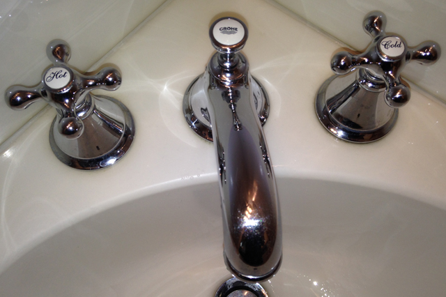Bathroom Faucet Installed
